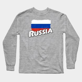 Russia flag Long Sleeve T-Shirt